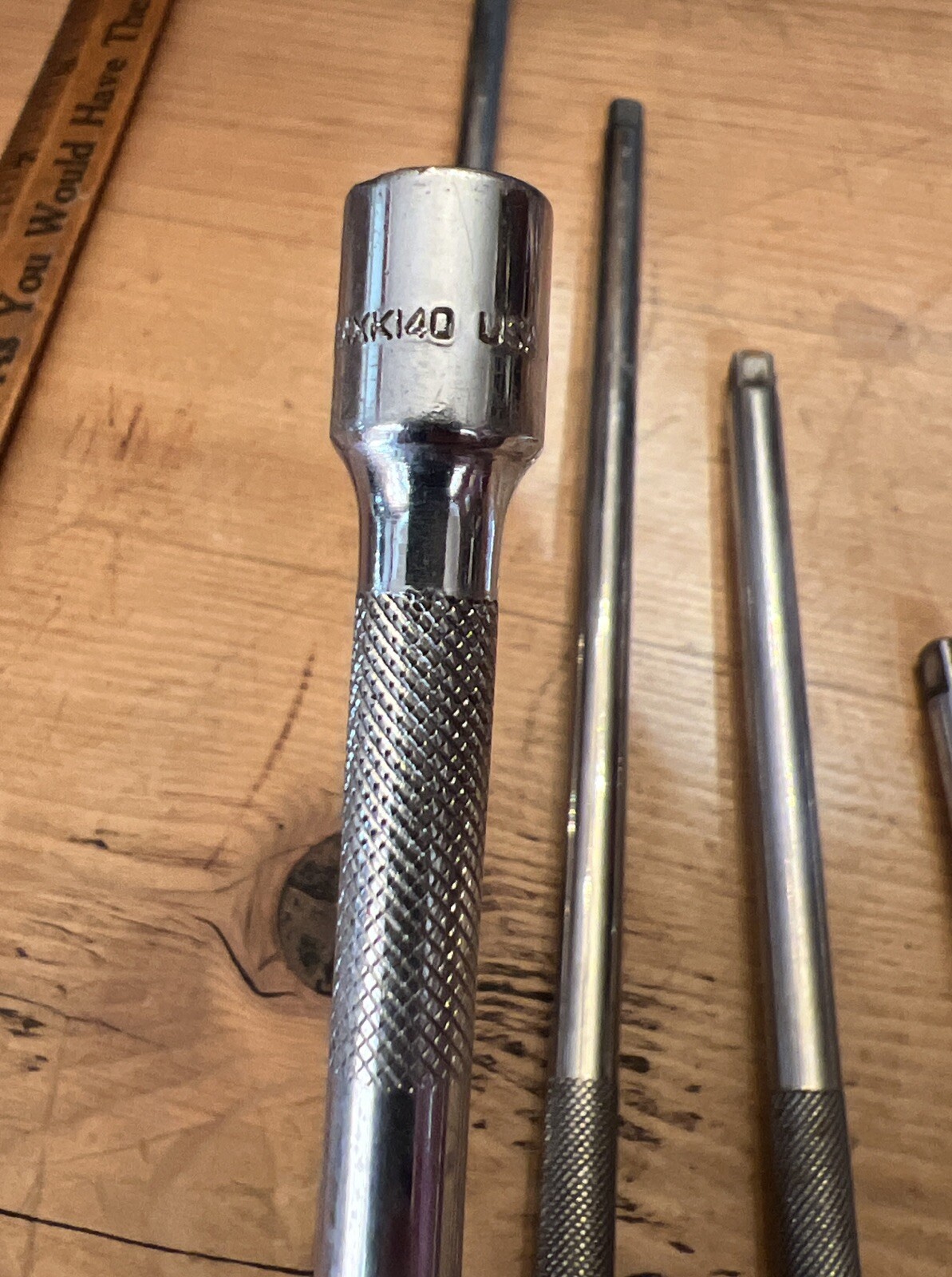 Snap On 6 pc 1/4″ Drive Knurled Extension Set Great Condition!