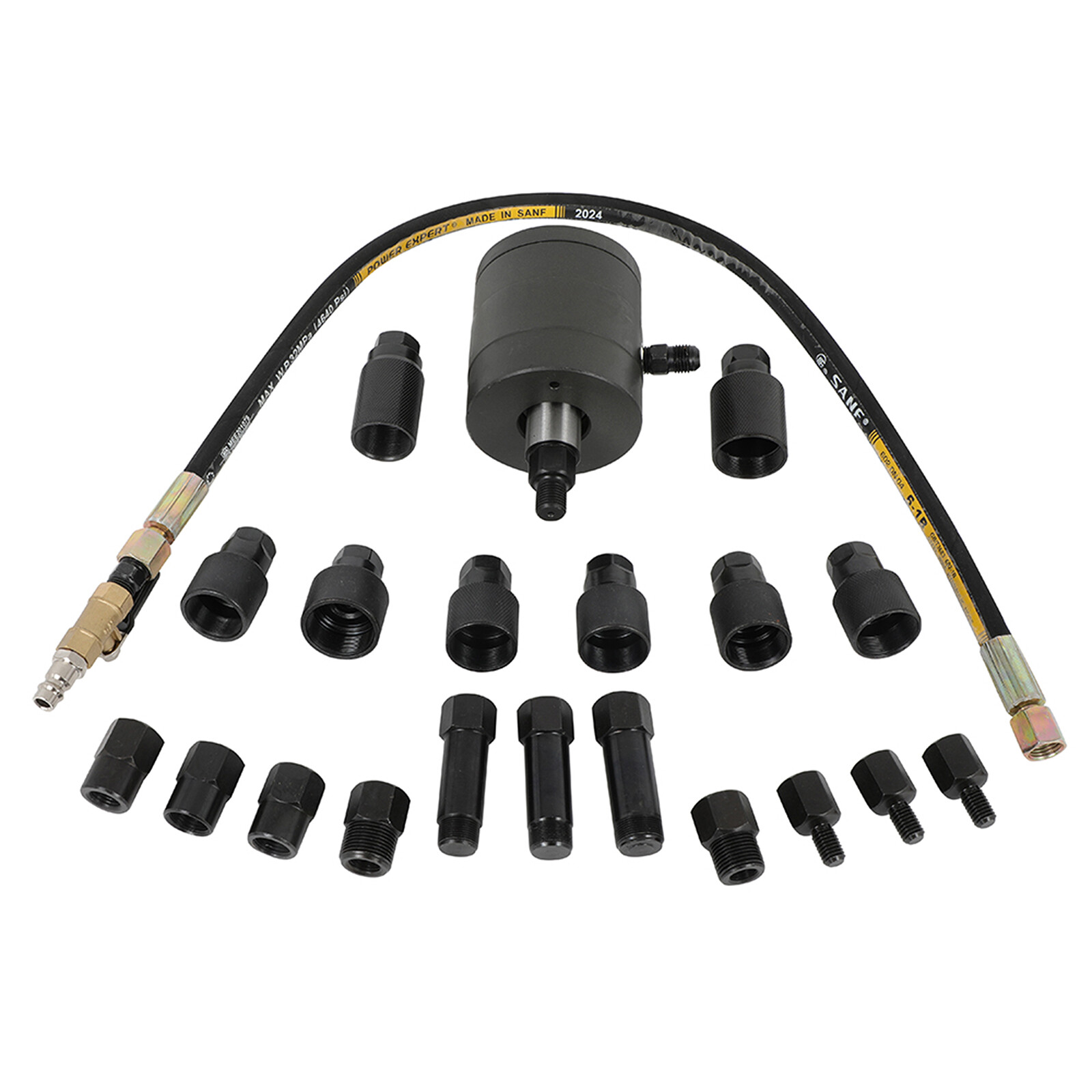 21PCS Removal Tool Sets Diesel Fuel Pneumatic Puller Set for Injectors New