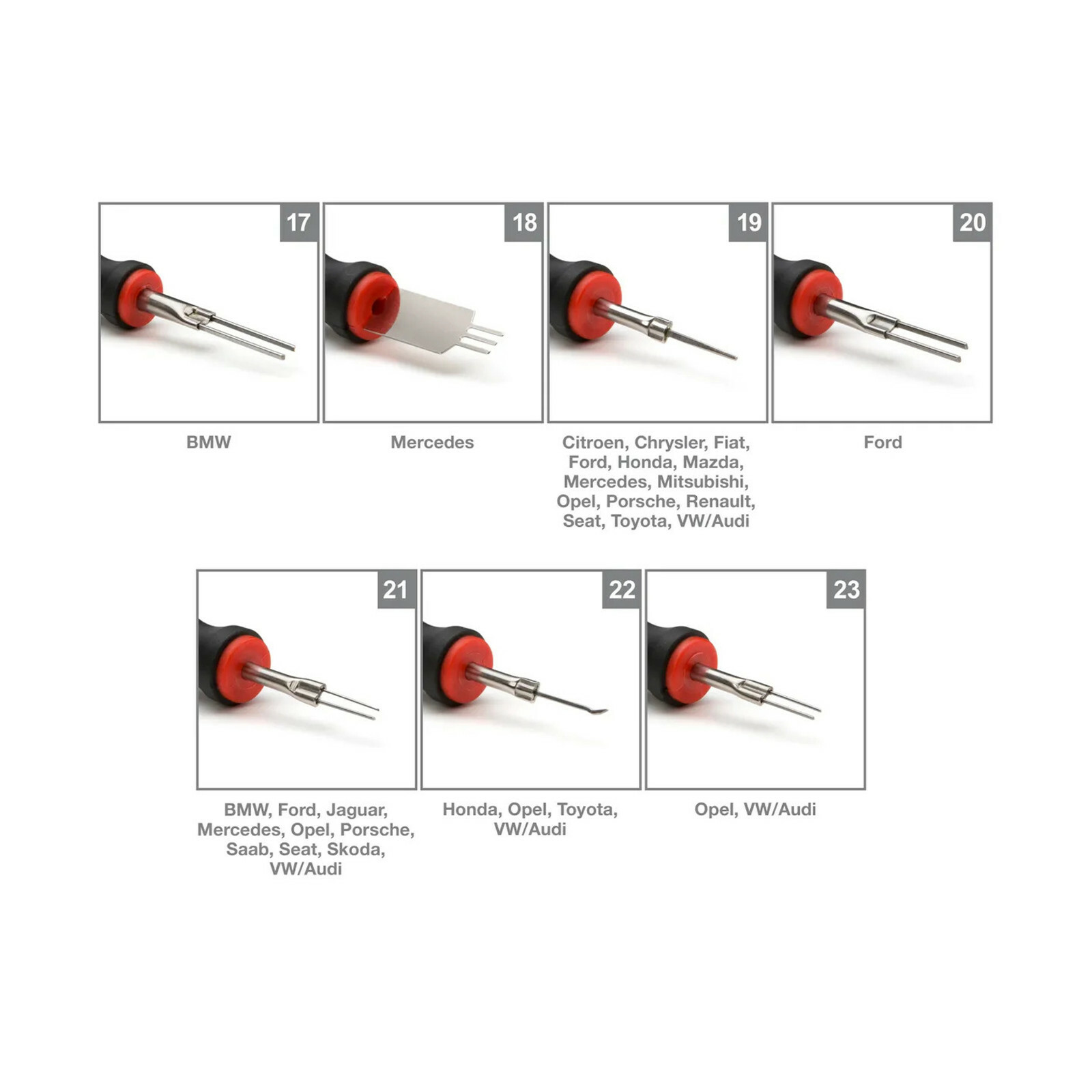STEELMAN UNIVERSAL TERMINAL TOOL KIT – automotive harness pin connector tools