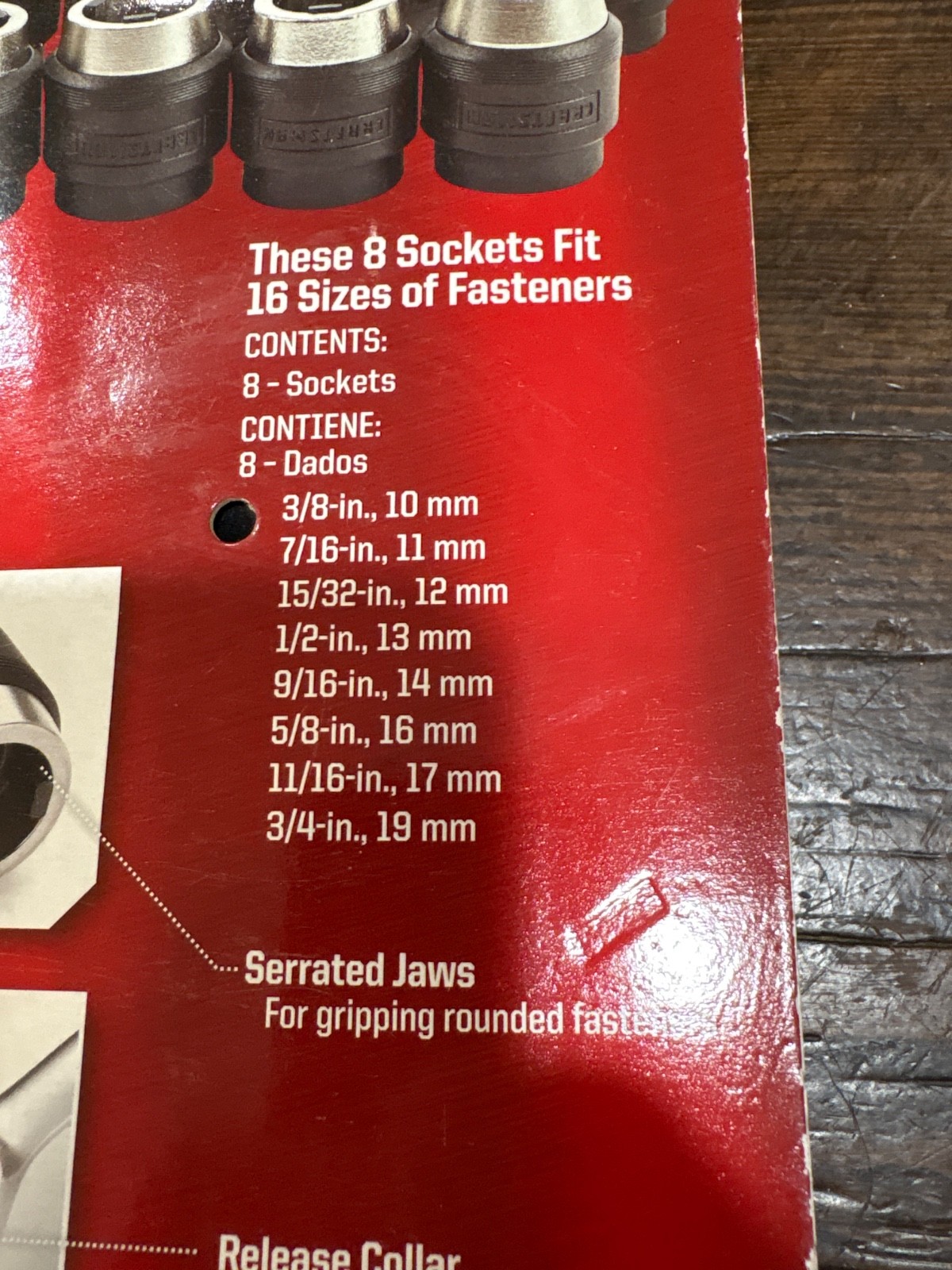 Sears Craftsman Extreme Grip 8pc Socket Set 47260 NOS SAE & Metric Sizes NEW