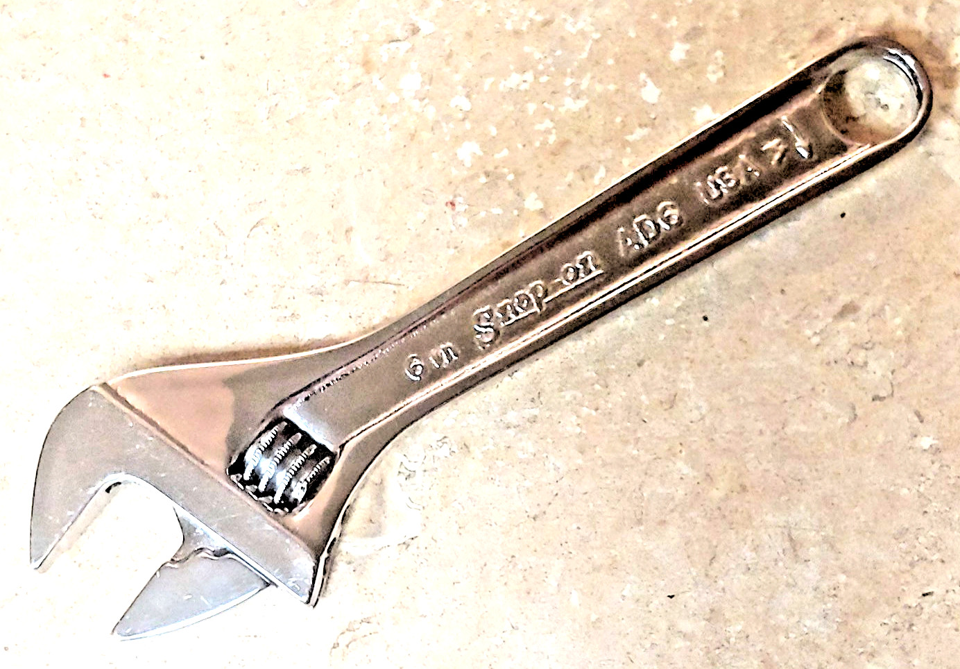 Snap-on AD6 Adjustable Wrench 6”/150 mm, VG Pristine Condition Made in USA