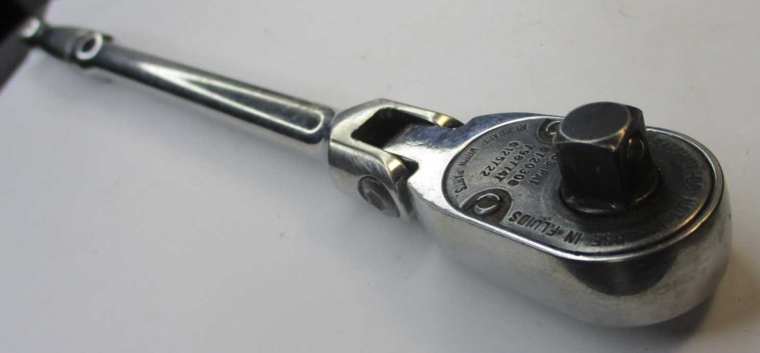 Snap on FLF80A 3/8″ Drive Dual 80 11.5″ Long Handle Flex Head Ratchet USA