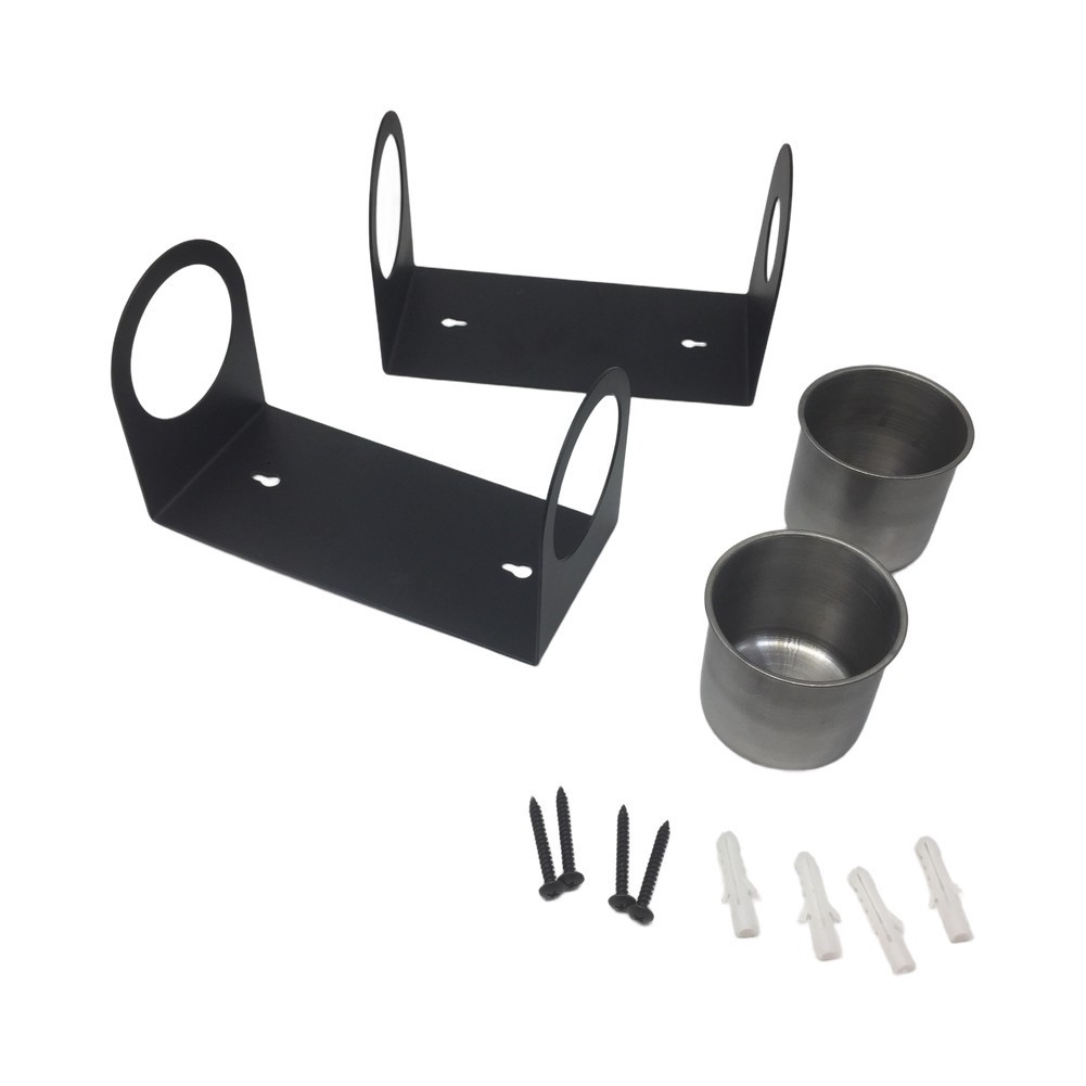 Heavy Duty Carbon Steel Funnel Holder Rack Set for Garage Workshop Organization