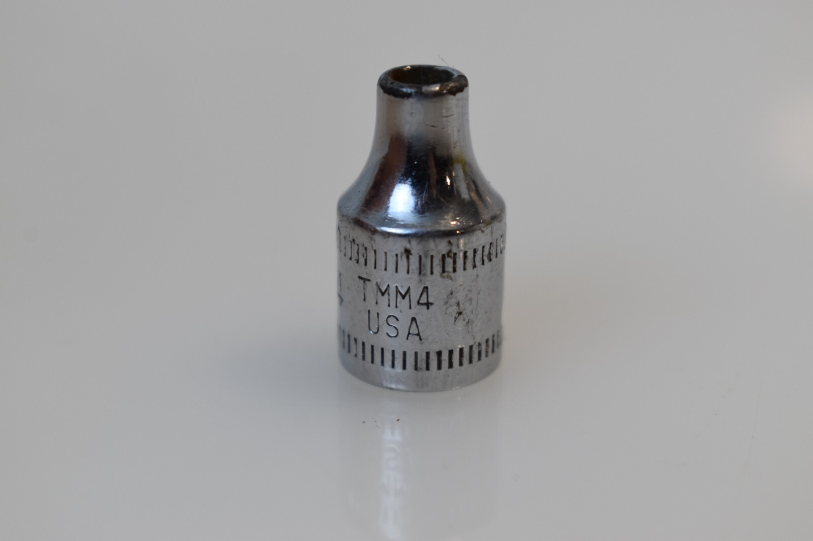 Snap On Tools TMM4 4mm Metric Flank Drive Shallow Socket 1/4″ Drive 6 Point USA
