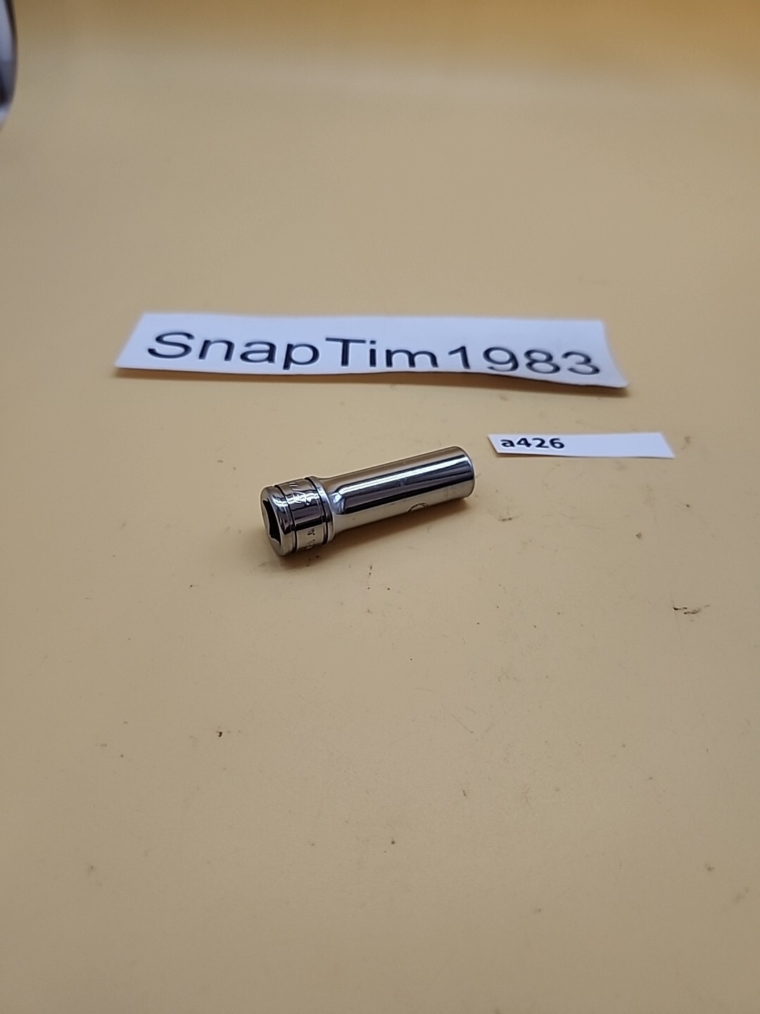 Snap-on Tools SF121, 3/8″, 3/8″ Drive, 12 Point, Chrome Deep Socket USA