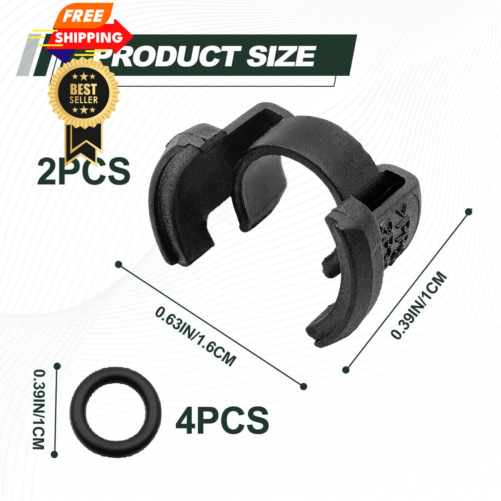 SYudwen 88718-1E150 A/C Condenser Hard Line Lock Clamp Clip Compatible with…