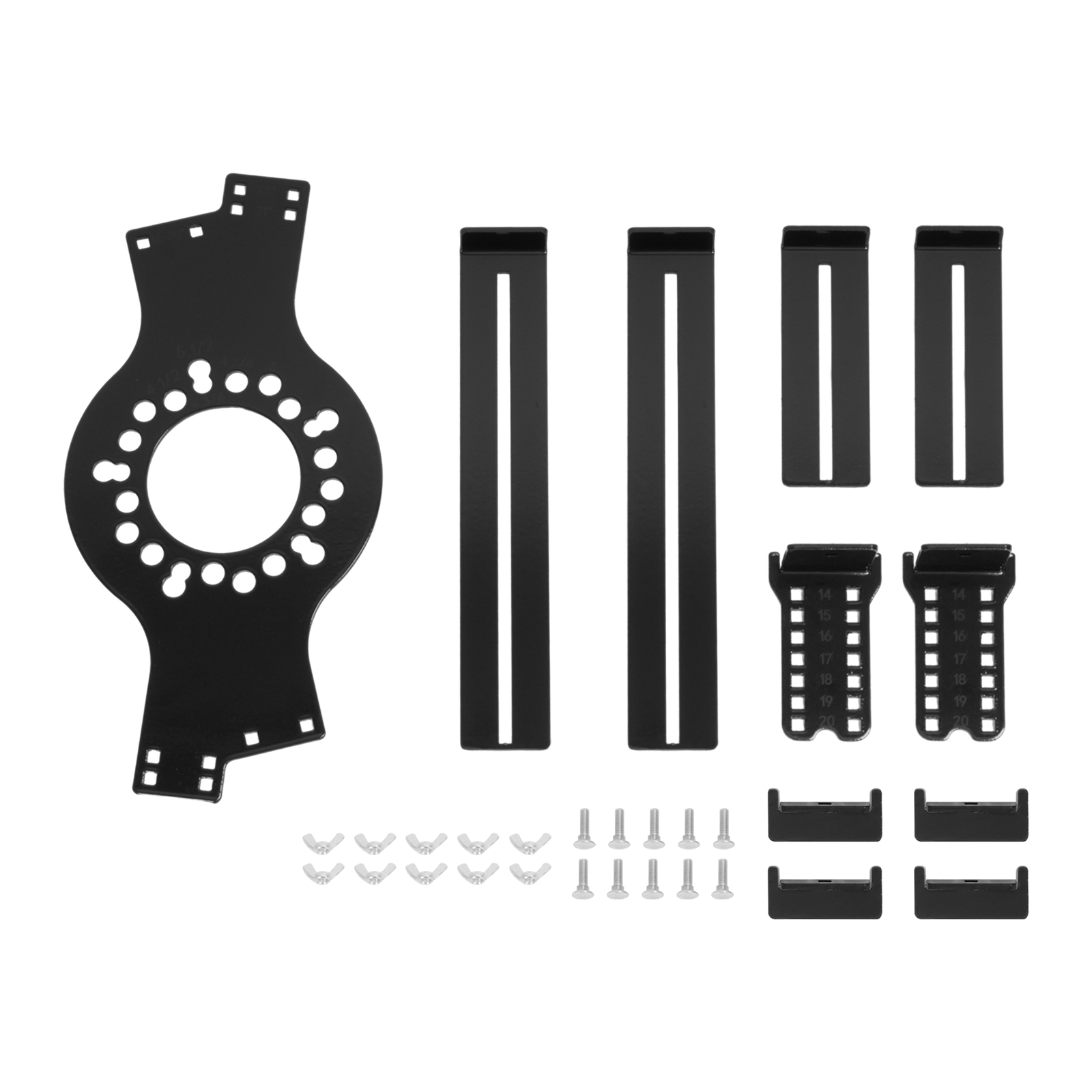 5-Lug Pattern 14″-22″Wheel Fitment Simulator Tool Tire Size For Measuring Mockup