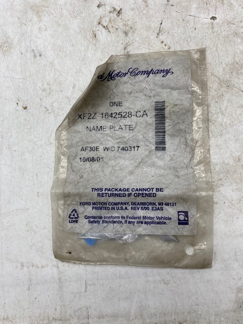 Ford XF2Z-1642528-CA Letters «LX» On Lift Gate 99-03 Ford Windstar 106T