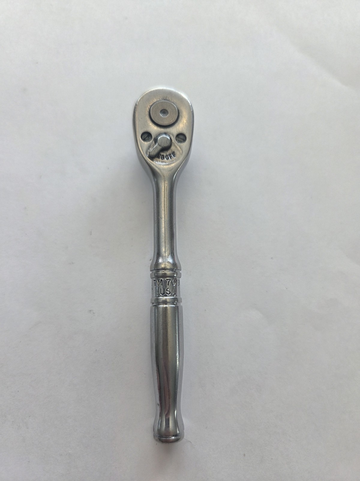 Vintage Snap On TM70B 1/4″ Drive Standard Length Ratchet