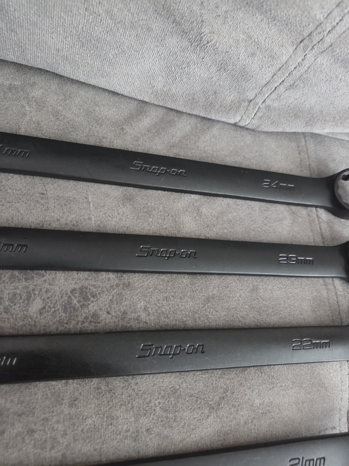 Snap-on Combo Wrench Set Flank Drive 15 Pc Metric 10mm-24mm