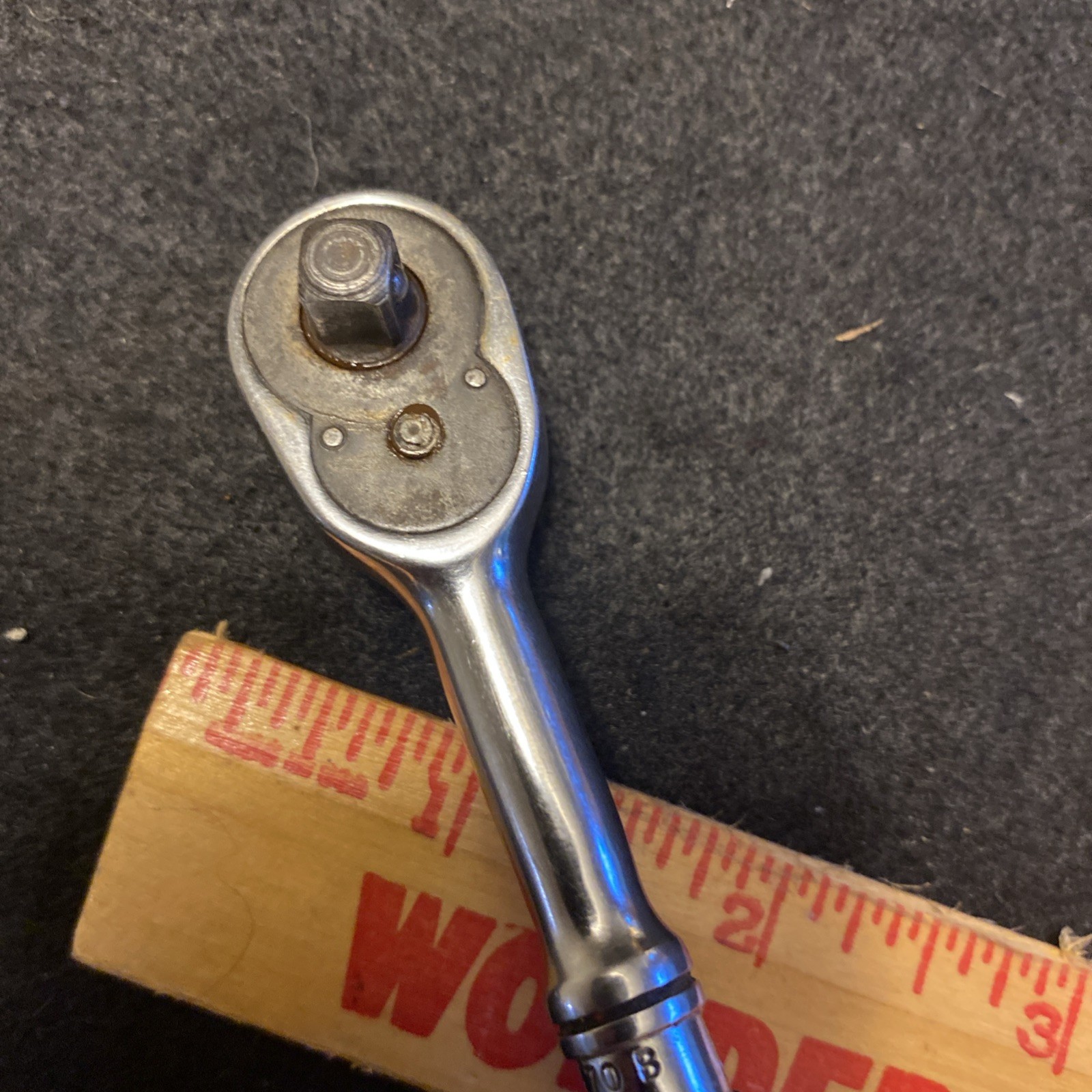 Snap On Tools USA 1/4″ DR Ratchet Socket Wrench Mini 4.5″ Long TM70B