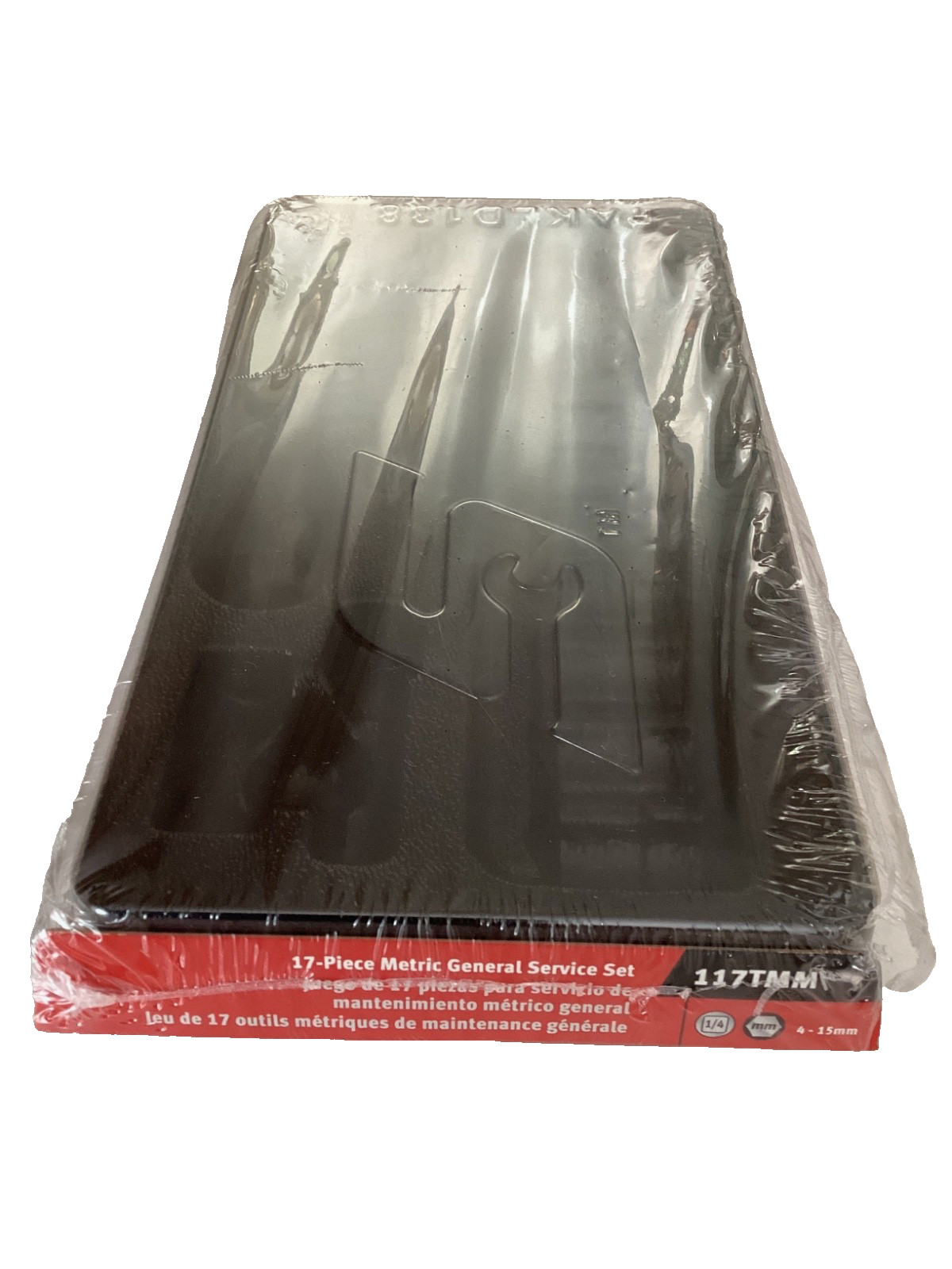 Snap On USA NEW Tray And Cover For 117TMM 17 Piece 1/4″ Drive Metric Starter Set