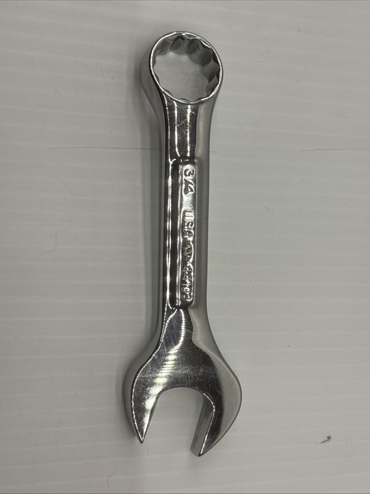 CRAFTSMAN TOOLS 3/4” Short SAE Combination Wrench 12pt -VV- 44109 USA