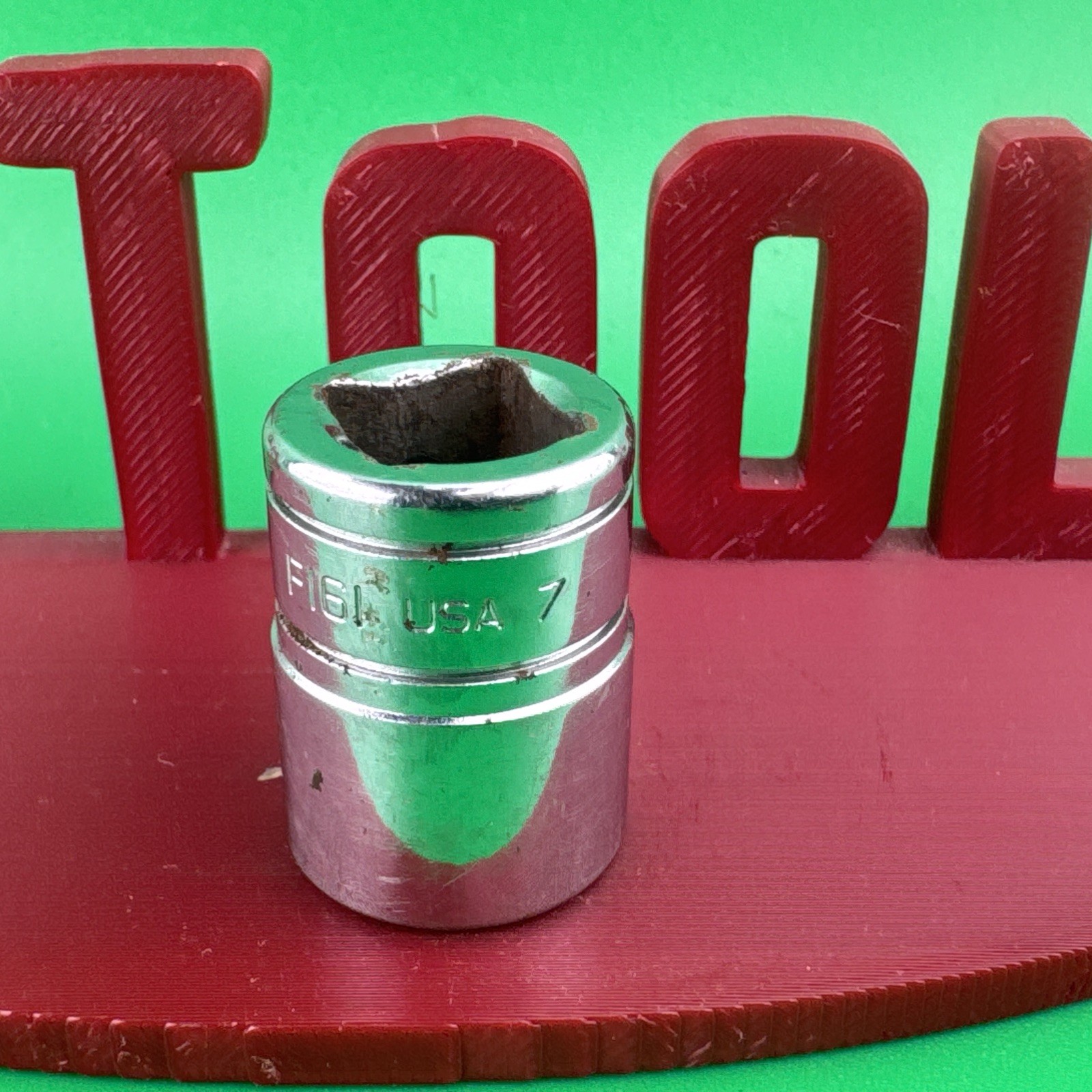 Snap On F161 3/8″ Drive 12-Point SAE 1/2″ Shallow Chrome Socket 1