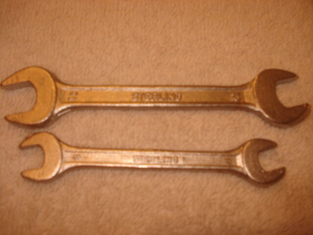 1987-1991 Sterling 825, 827 Tool Set Wrenches 8/9mm, 12/13mm