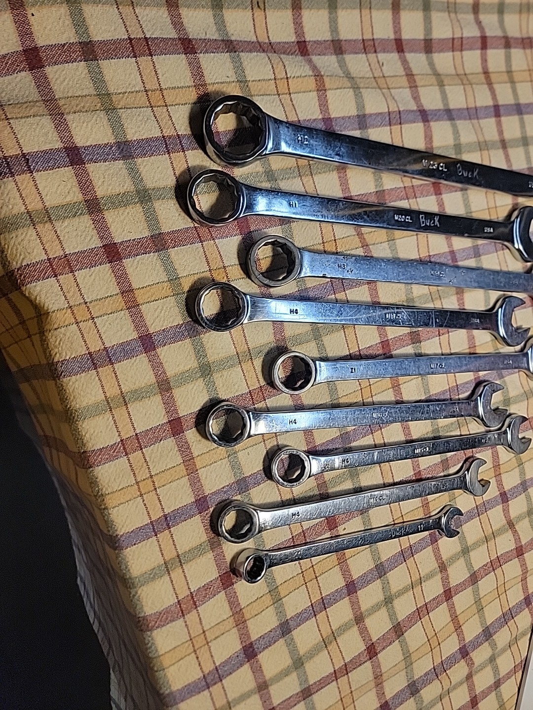 MAC Metric Range From M11CL – M23CL Combination Wrench Set 9 Pieces