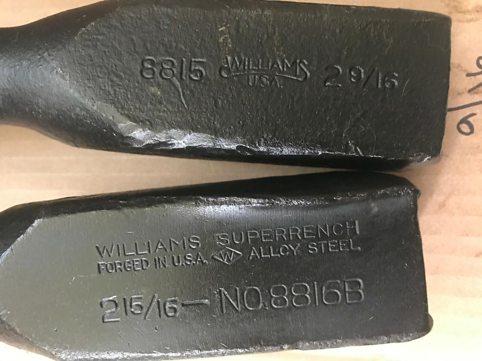 U-Pick Williams Tools USA Hammer Wrench Industrial Finish Black Slugger Striking