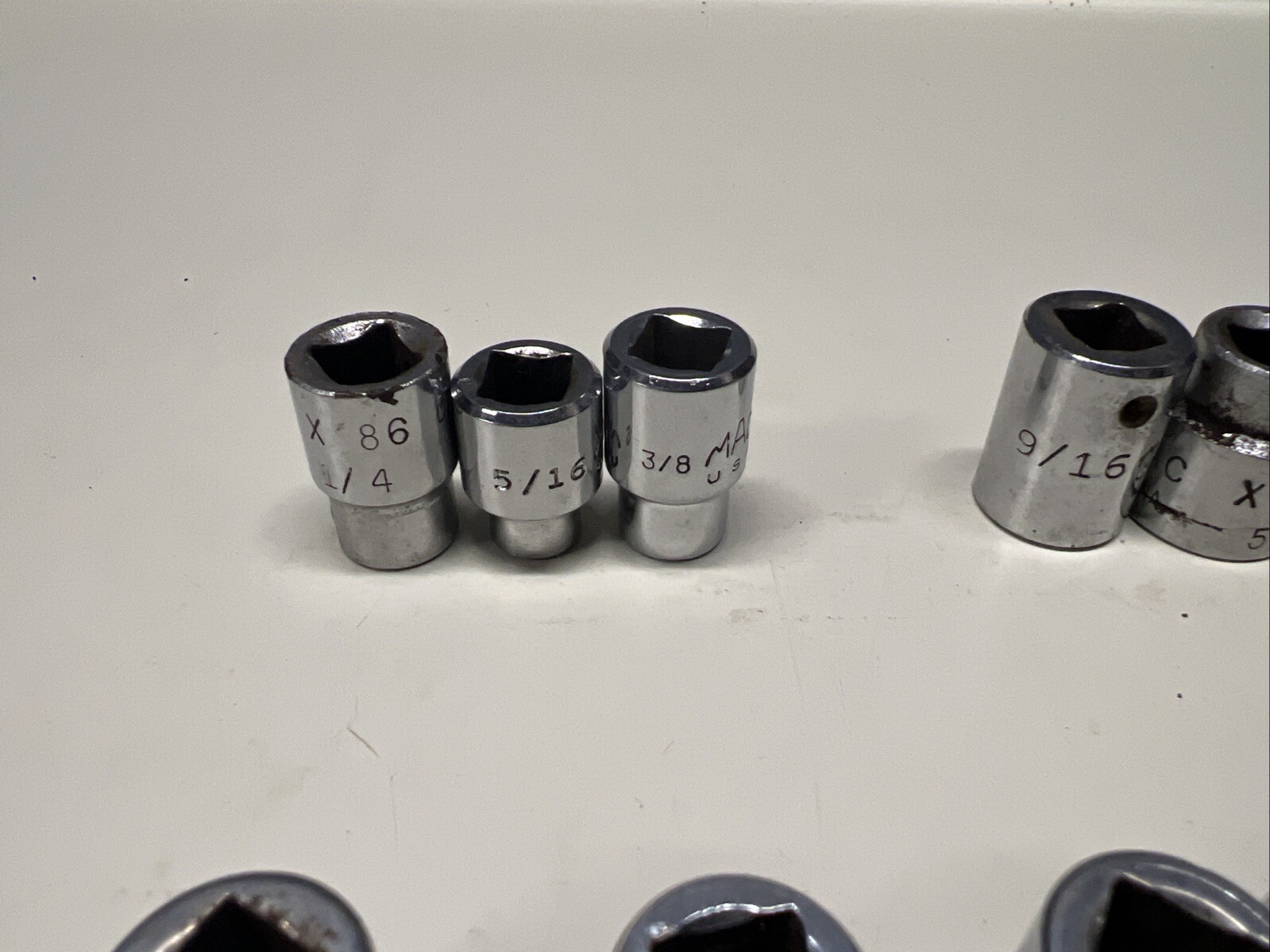 Mac X Series 3/8″ Drive Shallow Metric & SAE Sets 6-19MM & 1/4″-15/16″ USA #7E1