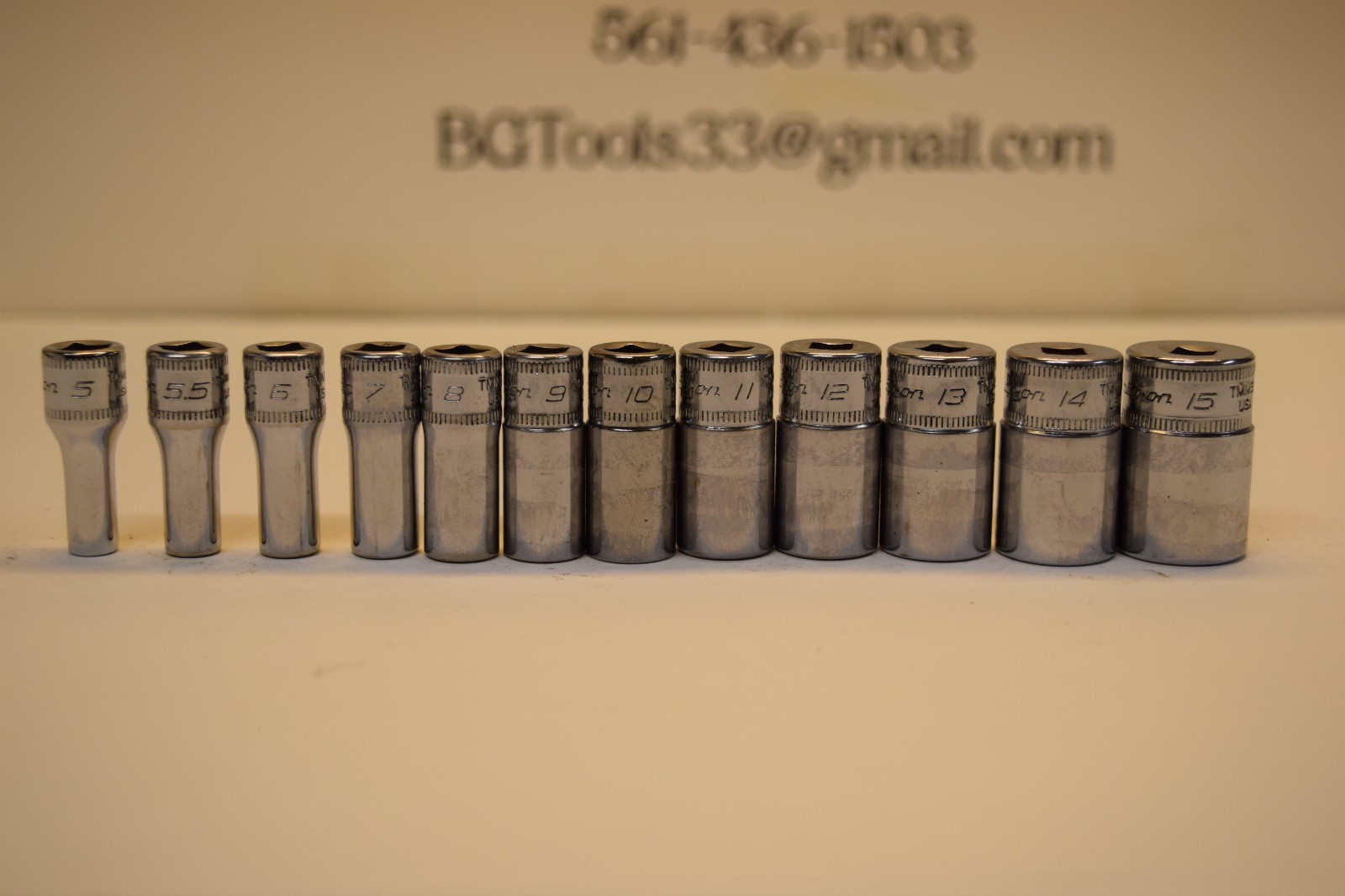 Snap-On 112TMMSY 12pc 1/4″ Drive 6-Point Flank Drive Semi-Deep Metric Socket Set