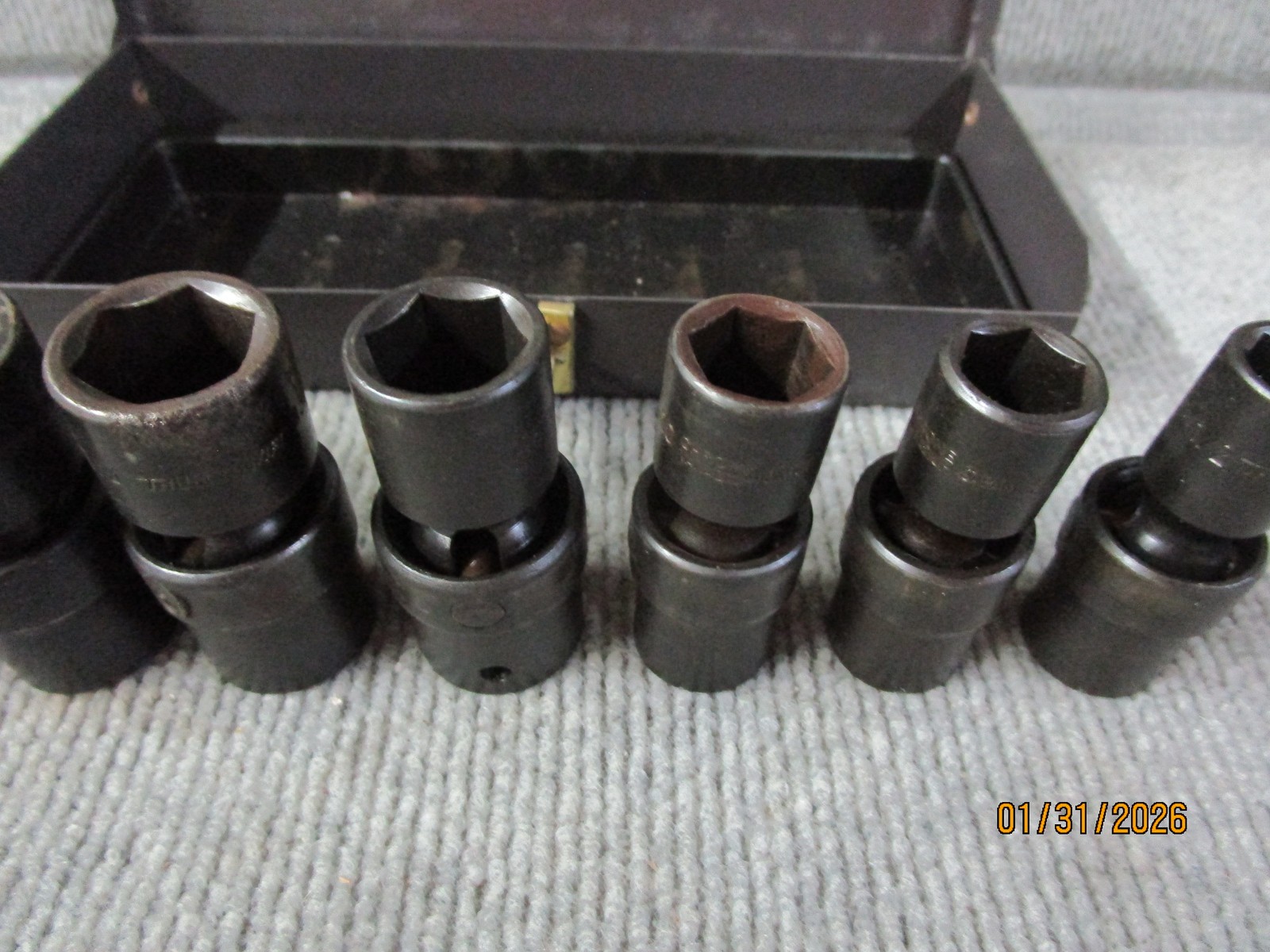True Craft 7pc 1/2″ Dr SAE Swivel Socket Set Japan