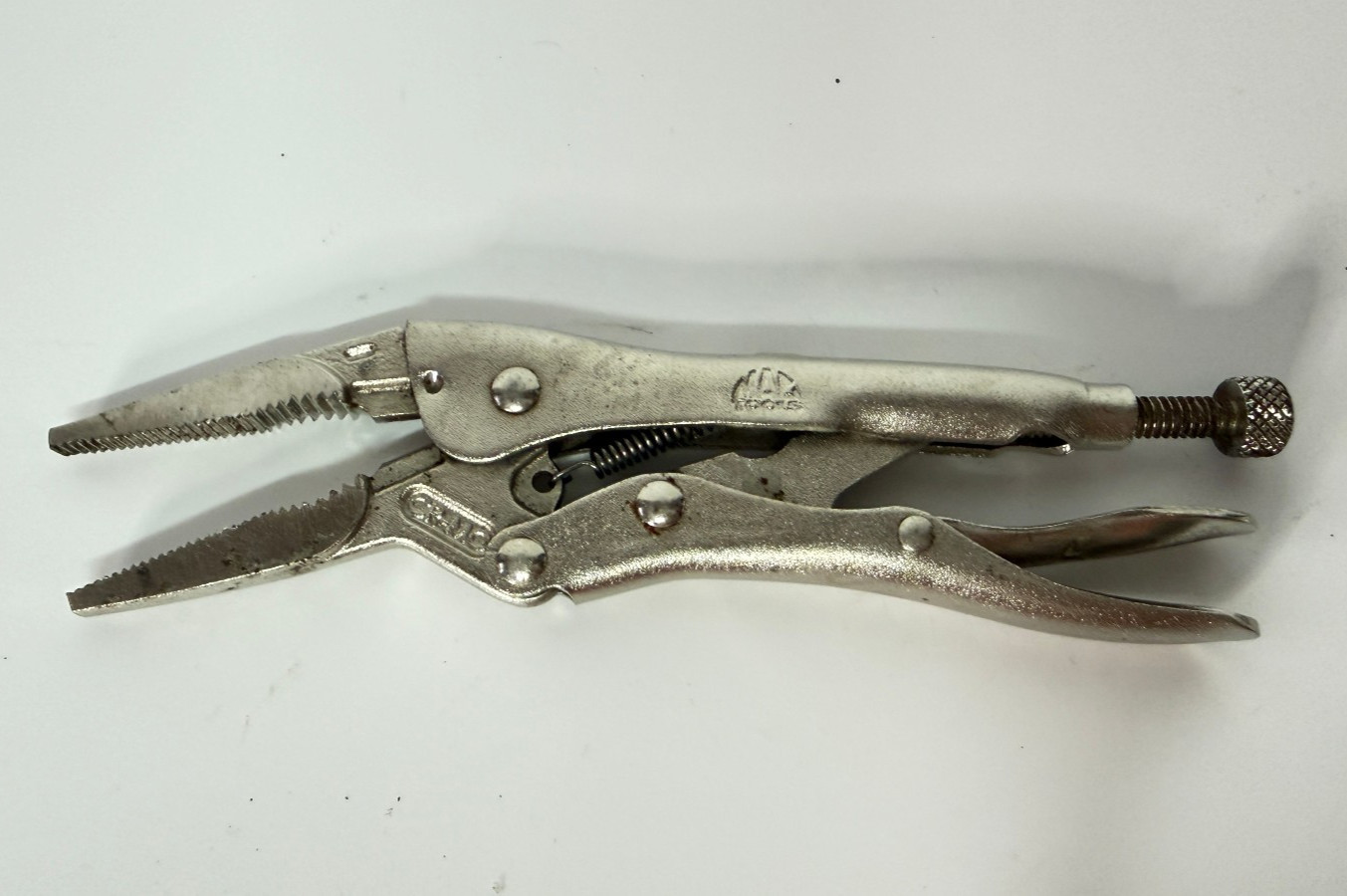 Mac Tools 9” Long Nose Jaw Snap Locking Vise Grip Pliers And Wire Cutter MLP9LN