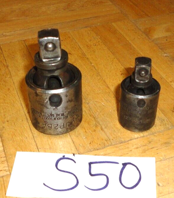 MAC TOOLS 2 PIECE 3/8 & 1/2 DRIVE UNIVERSAL JOINT IMPACT SOCKET ADAPTER