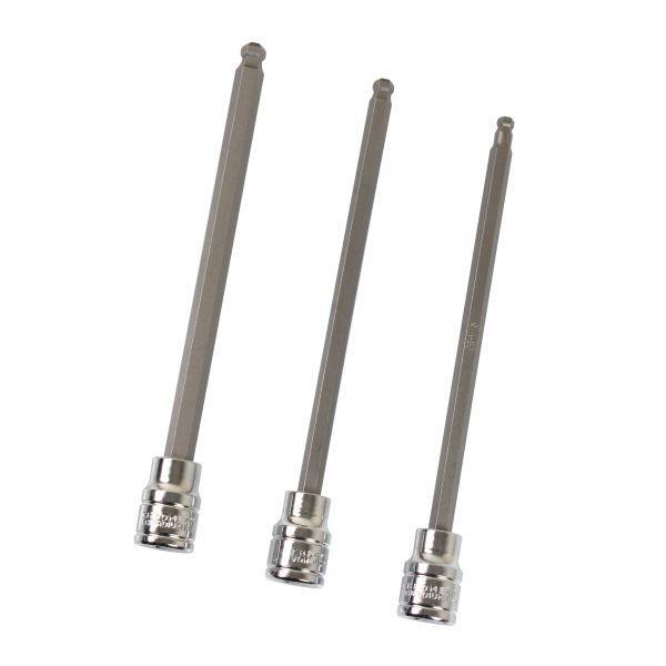 US PRO 8pc 3/8″ Long Ball End Hex Allen Bit Key Sockets 3mm – 10mm 1495