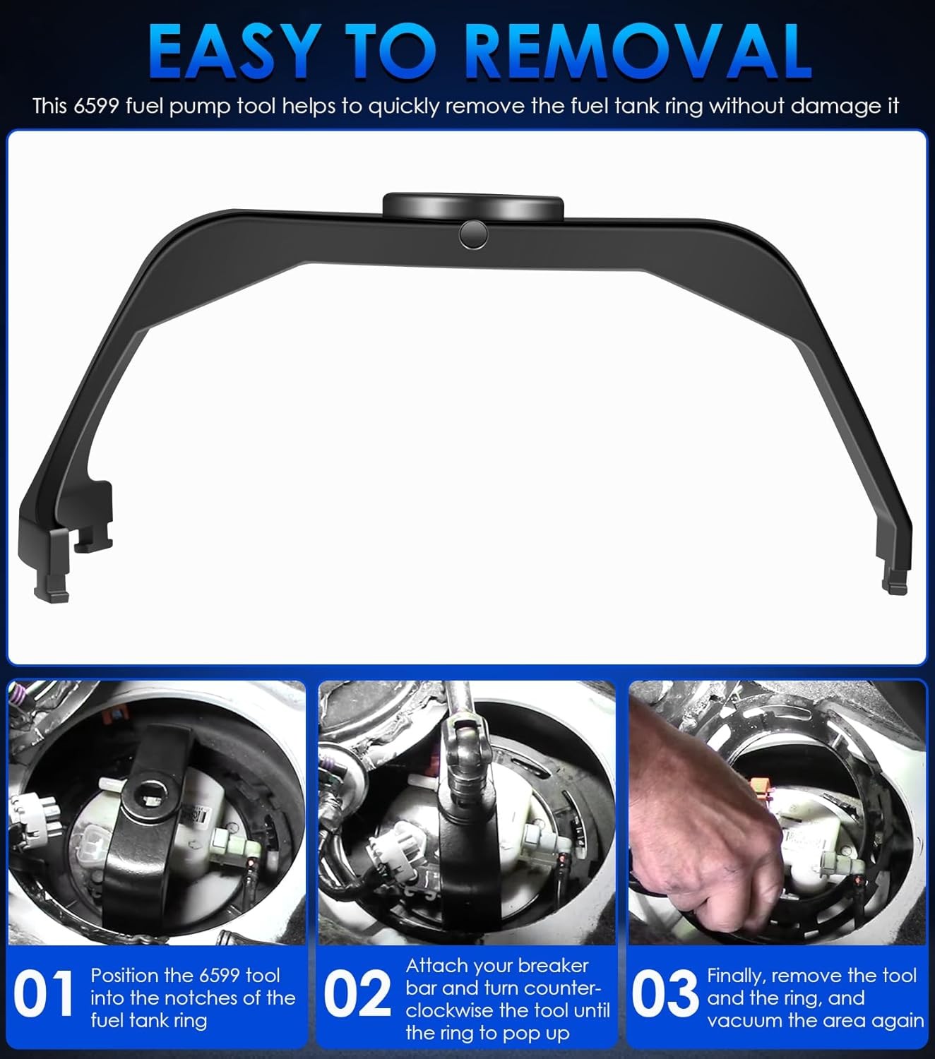 6599 Fuel Tank Ring Tool for Dodge Chrsyler Ford Chevy BMW Benz Volvo Jeep Nissa