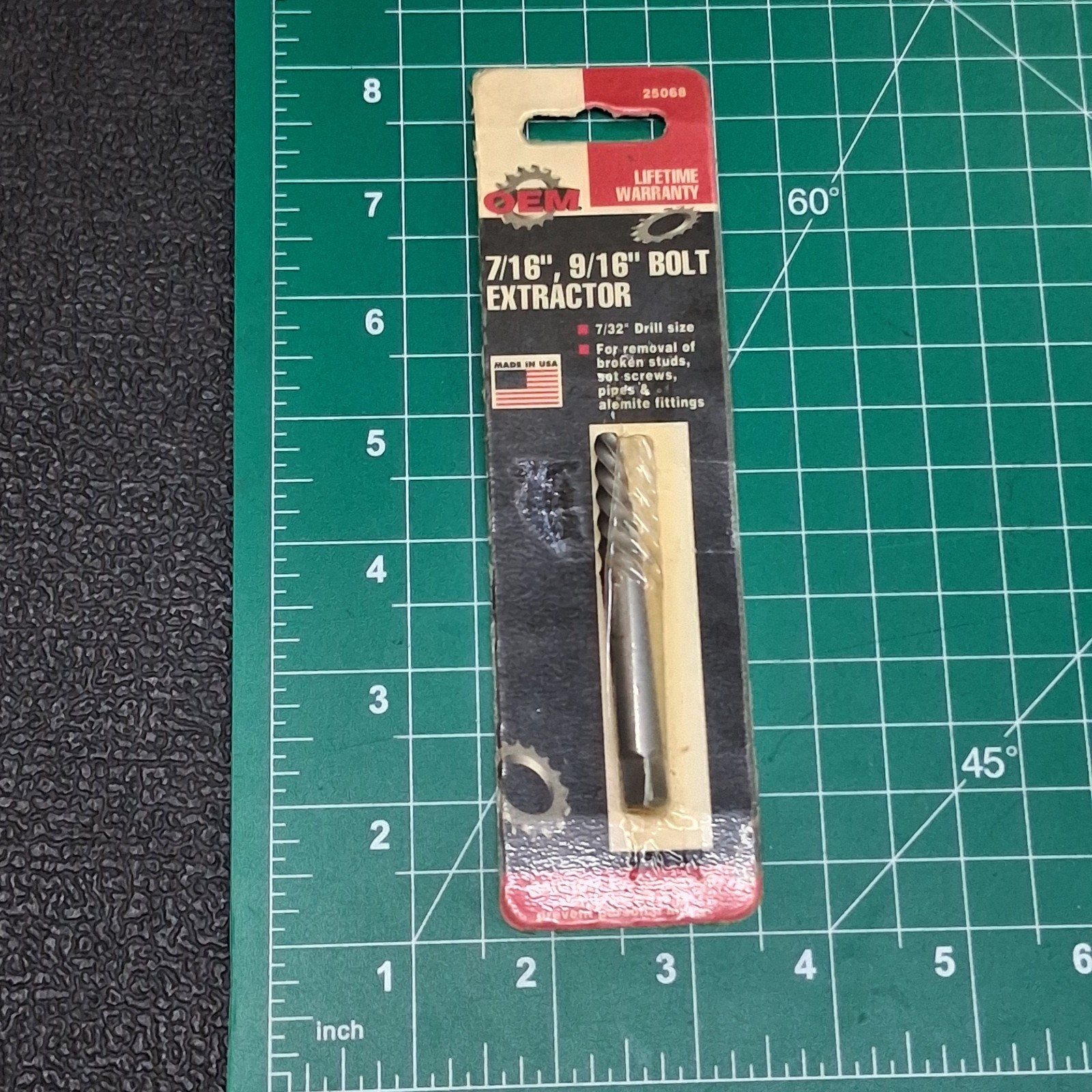 Vintage OEM Tools 7/16″ Spiral Fluted Twist Bolt Screw Extractor Bit