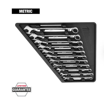 MILWAUKEE 11pc Metric Combination Wrench Set 48-22-9511