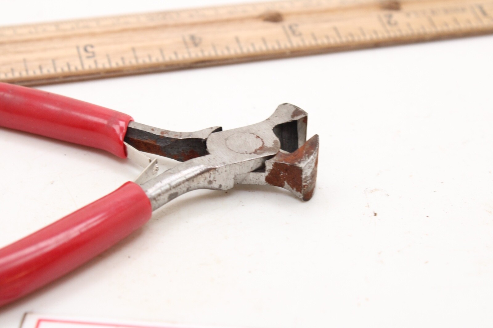 Mac Tools P301704 4″ Mini Nipper End Red Rubber Handle Cutting Pliers USA