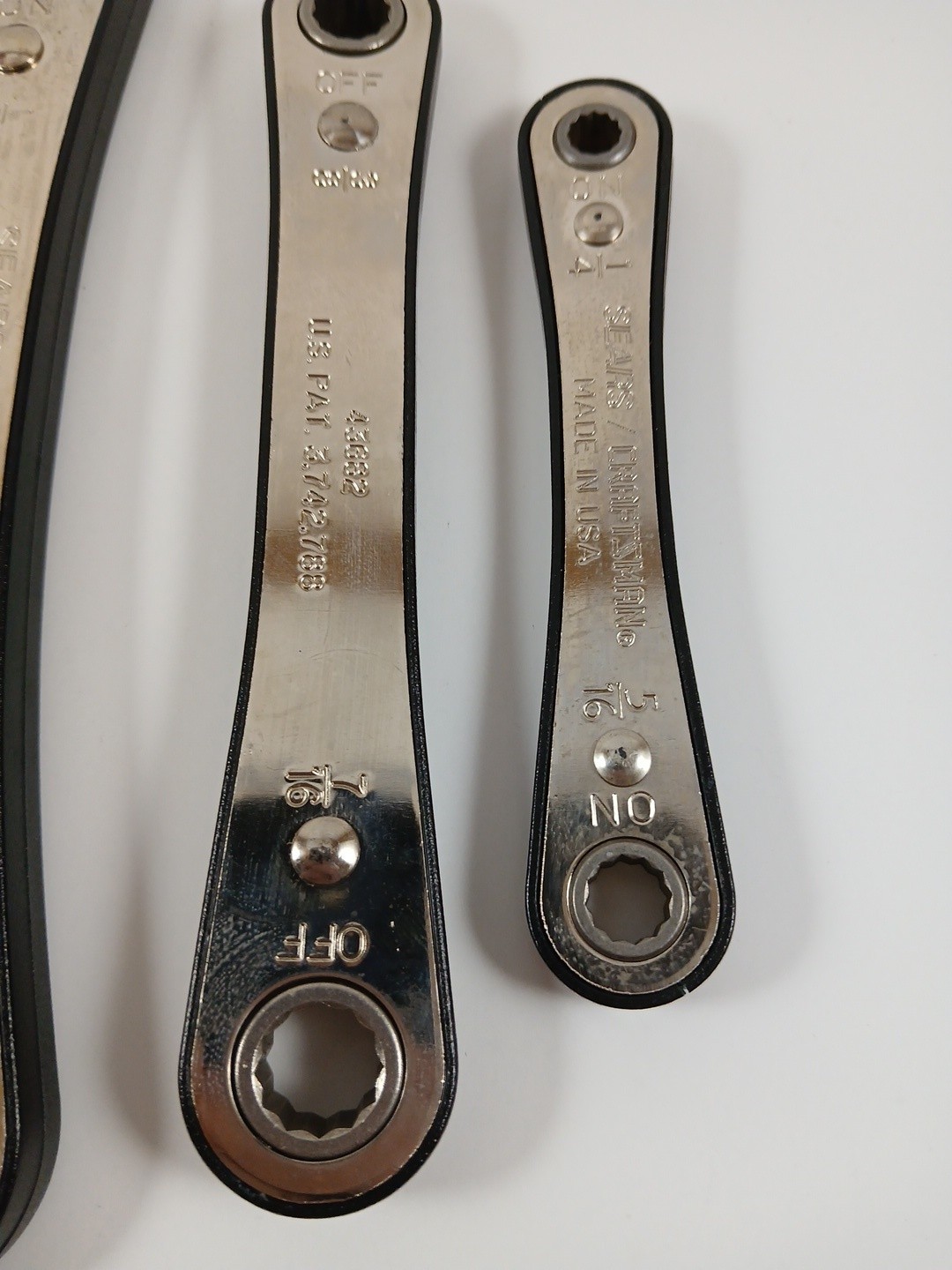 Craftsman 43670 4 Piece Box End Ratcheting Wrench Set SAE 1/4″ – 3/4″ 12 Pt