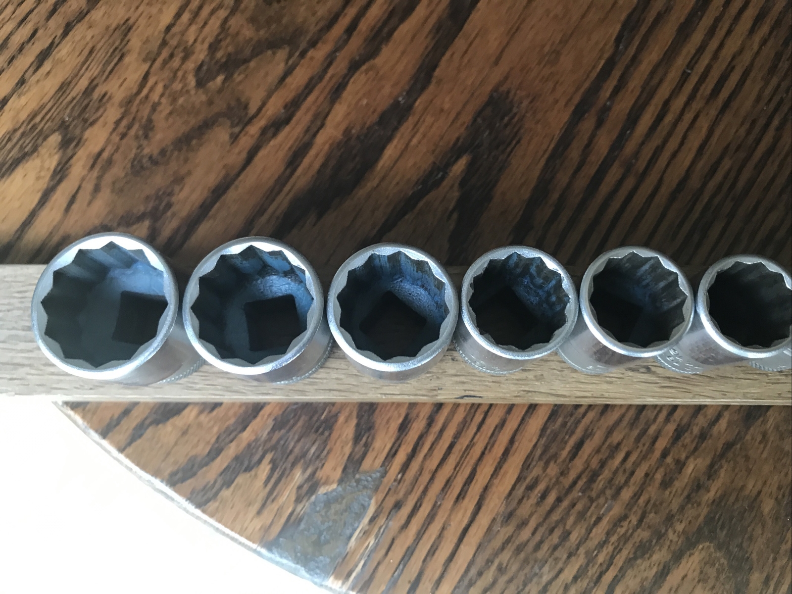11 Gedore Sockets 1″ To 7/16″ AF With 1/2″ Drive. No 4.