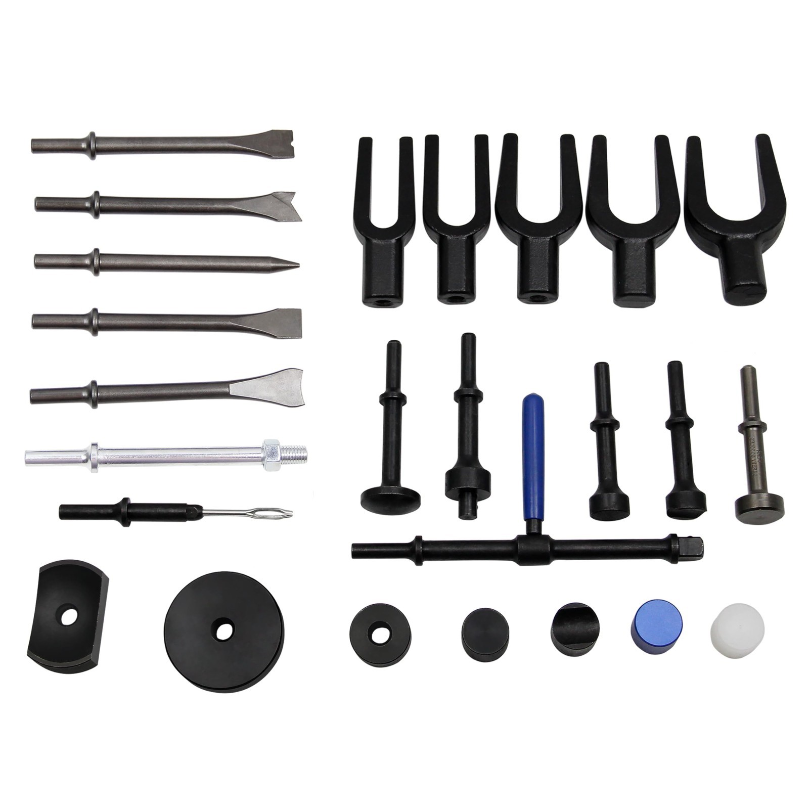 26pcs Powerful Multi-functional Air Hammer Kit Auto repair Tool