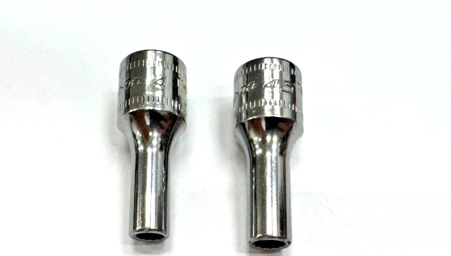 New Snap-on™ 1/4″ drive 4 mm & 4.5 mm TMMS4 TMMS4.5 Semideep 6-pt ADD-ON sockets