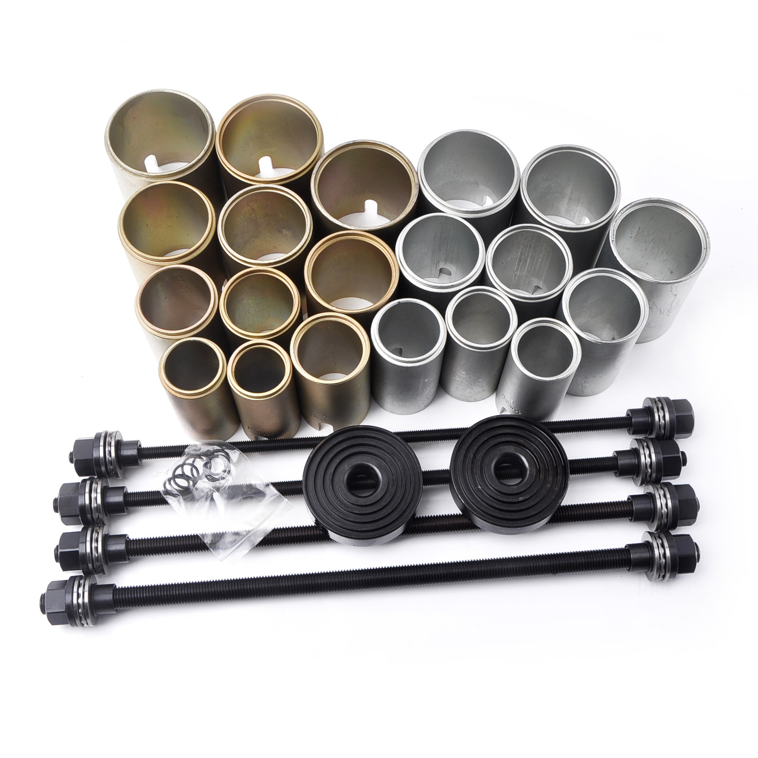 Universal Press and Pull Sleeve Remove Install Bushes Bearings Garage Tool Kit