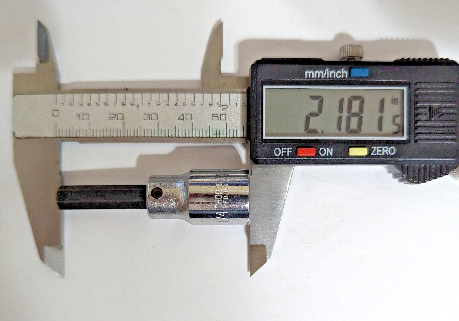 1/4″ HEX BIT [3/8 DRIVE] [THORSEN 18408] 1/4 .25 ALLEN (QTY: 1) USA NOS