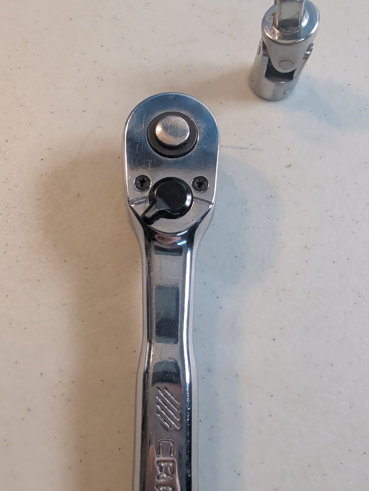 Craftsman 1/4″ Quick Release Ratchet Polished Chrome CMMT81747 + Swivel Adapter