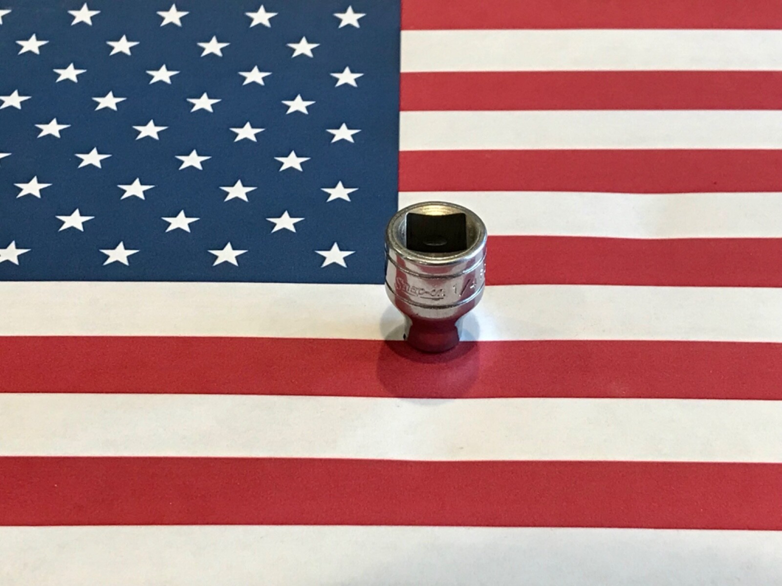 Vintage Snap-on 1/4”, 3/8″ Drive, 6 Point Socket FS081 USA 🇺🇸