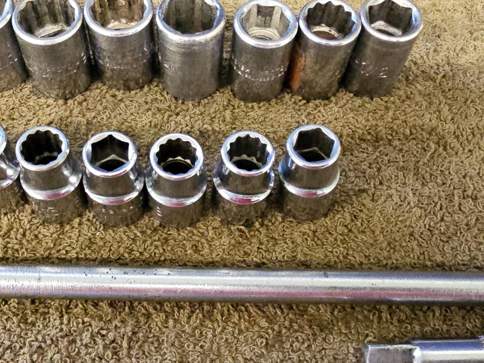 29 Proto Professional Sae Deep Well Socket Ratchet Set 3/8″ Drive 7/8 5/8 1/2″