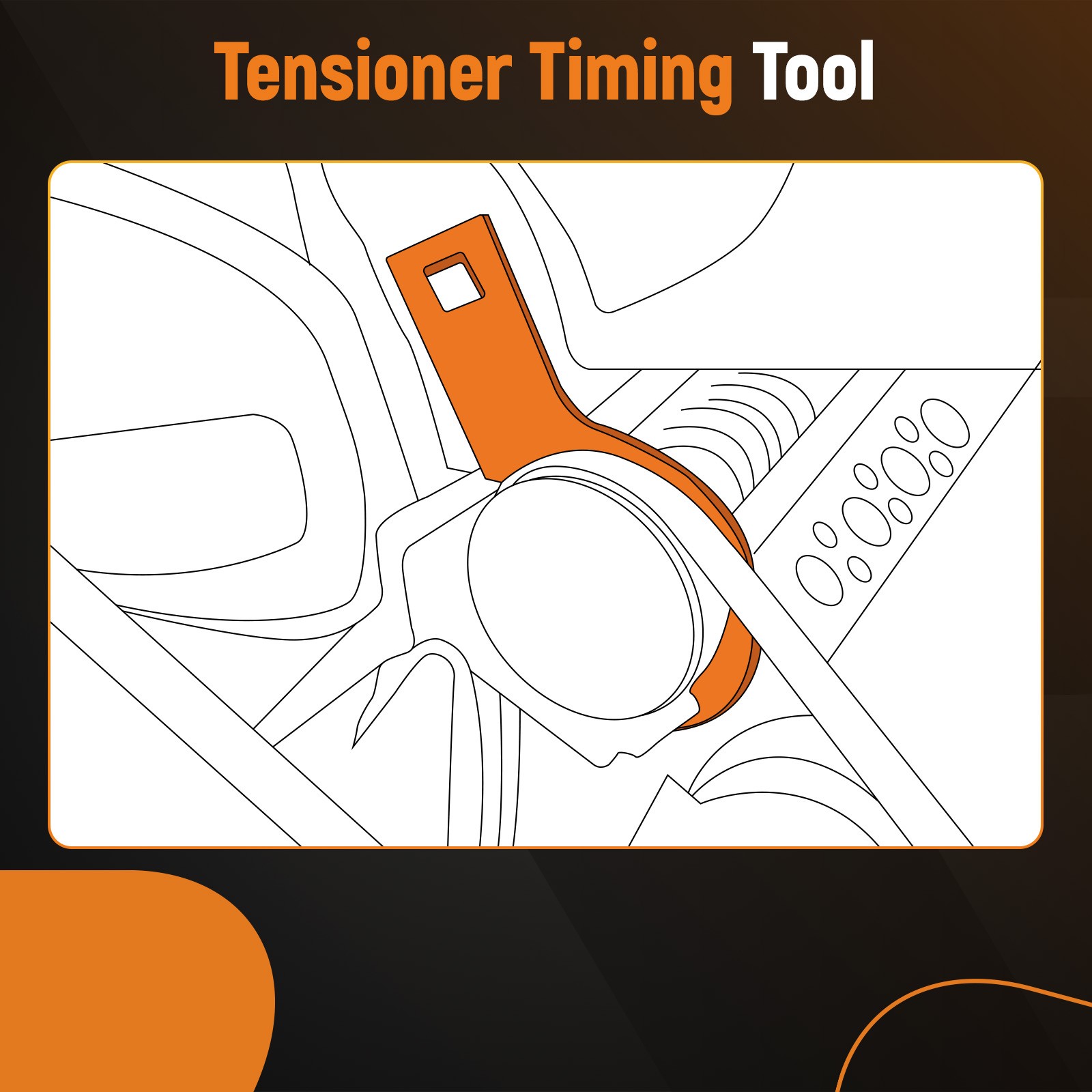 Engine Timing Camshaft Alignment Tool For Land Rover Jaguar Discovry 303-1148