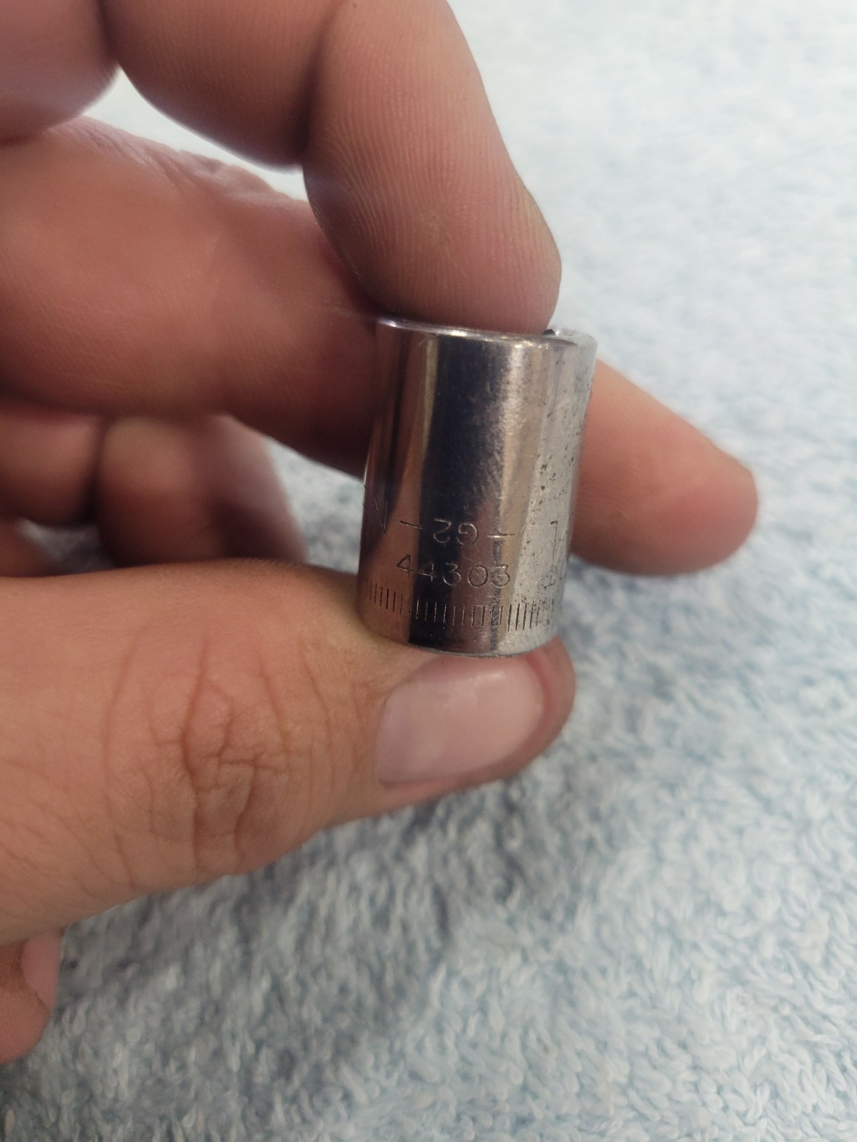 Craftsman 3/8″ Drive 11/16″ 12 Point Shallow Socket SAE -G2- 44336 USA Vintage