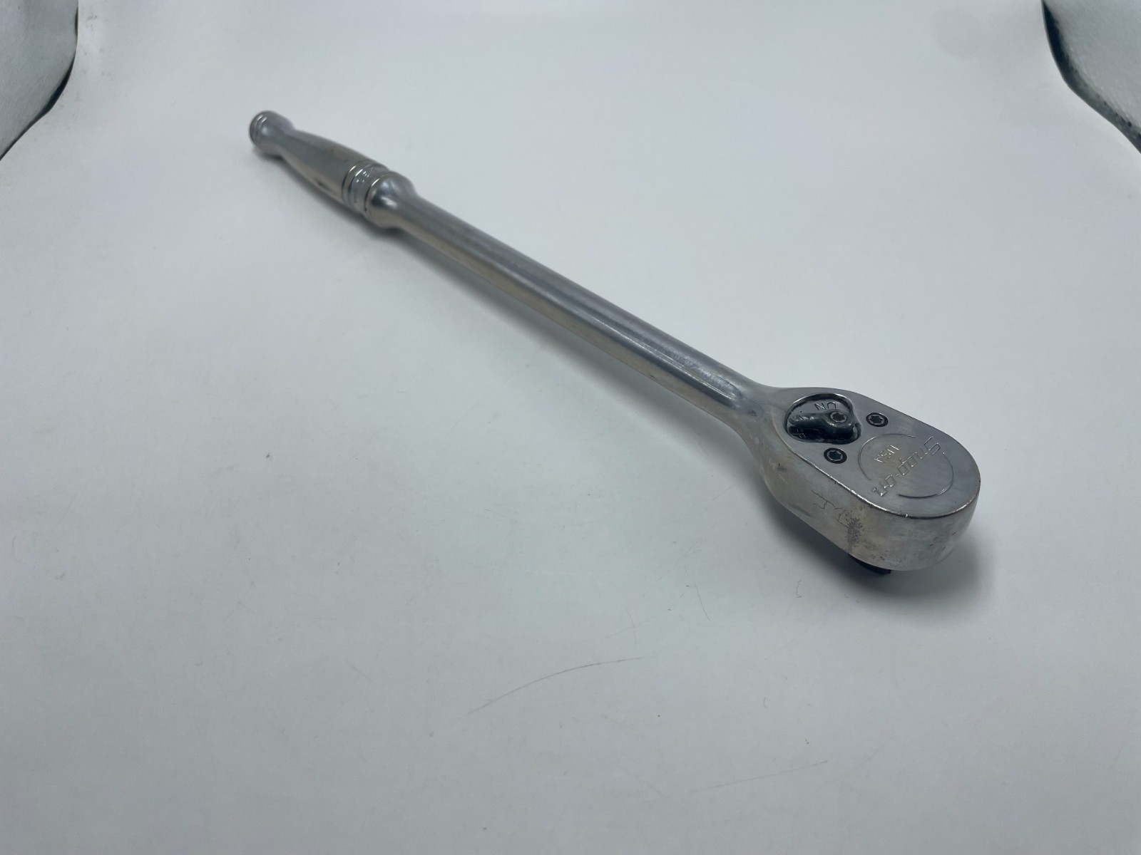 SNAP-ON Chrome 3/8″ Drive Ratchet Wrench 10″ Long FL830