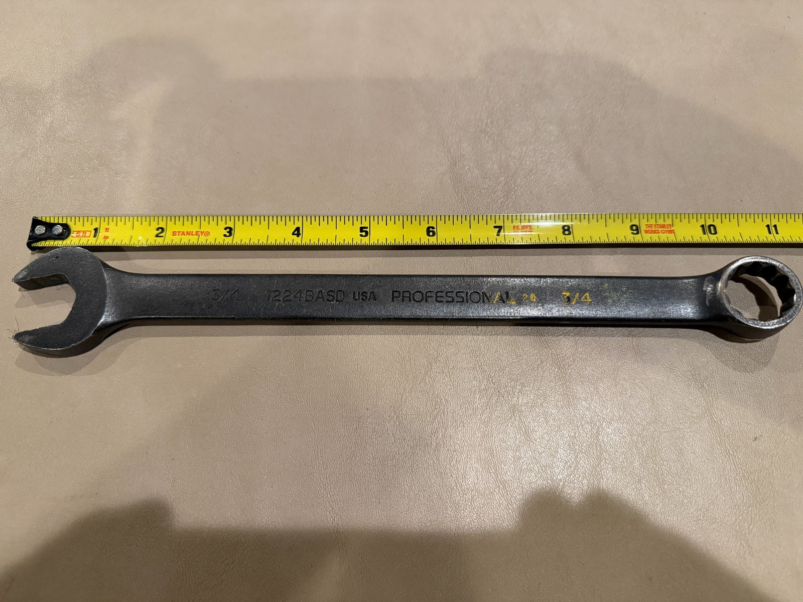 Proto 1224BASD 3/4″ Black Oxide Combination Wrench Anti-Slip Design USA