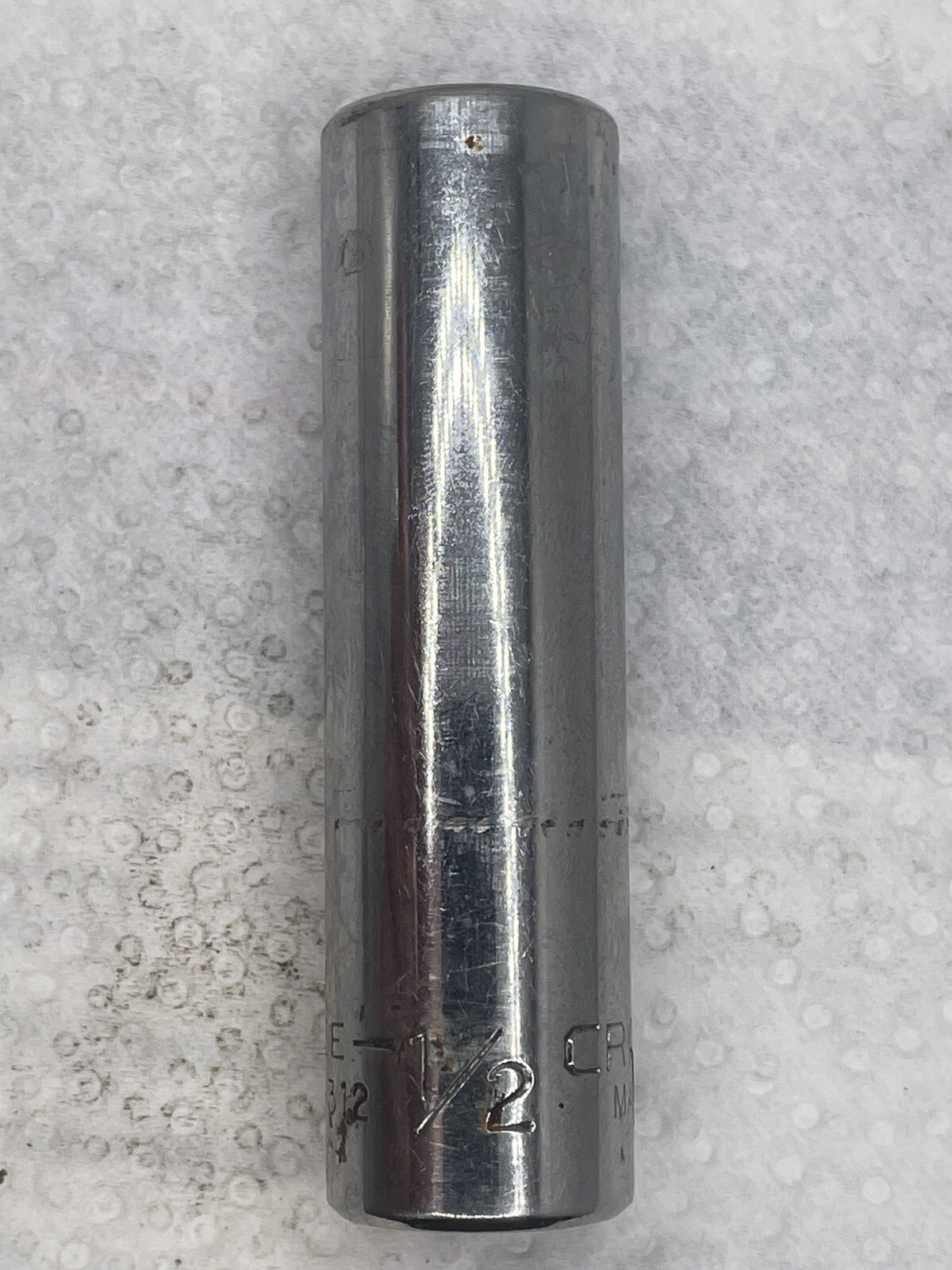 VTG Craftsman | 1/2″ 12-Point 3/8″ Drive Deep Socket | 43312 | -EE- Series | USA