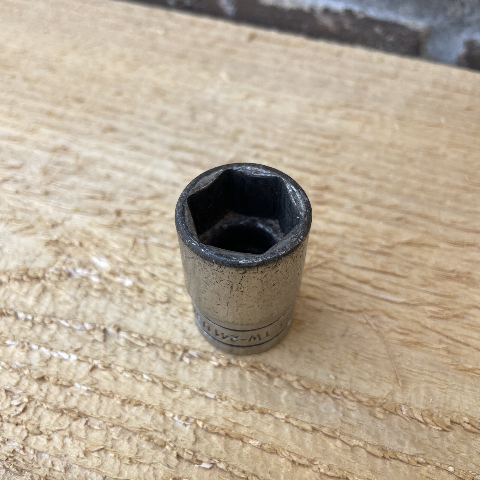 Snap On Tools TW241 3/4″ SAE Flank Drive Shallow Socket 1/2″ Drive 6 Point USA