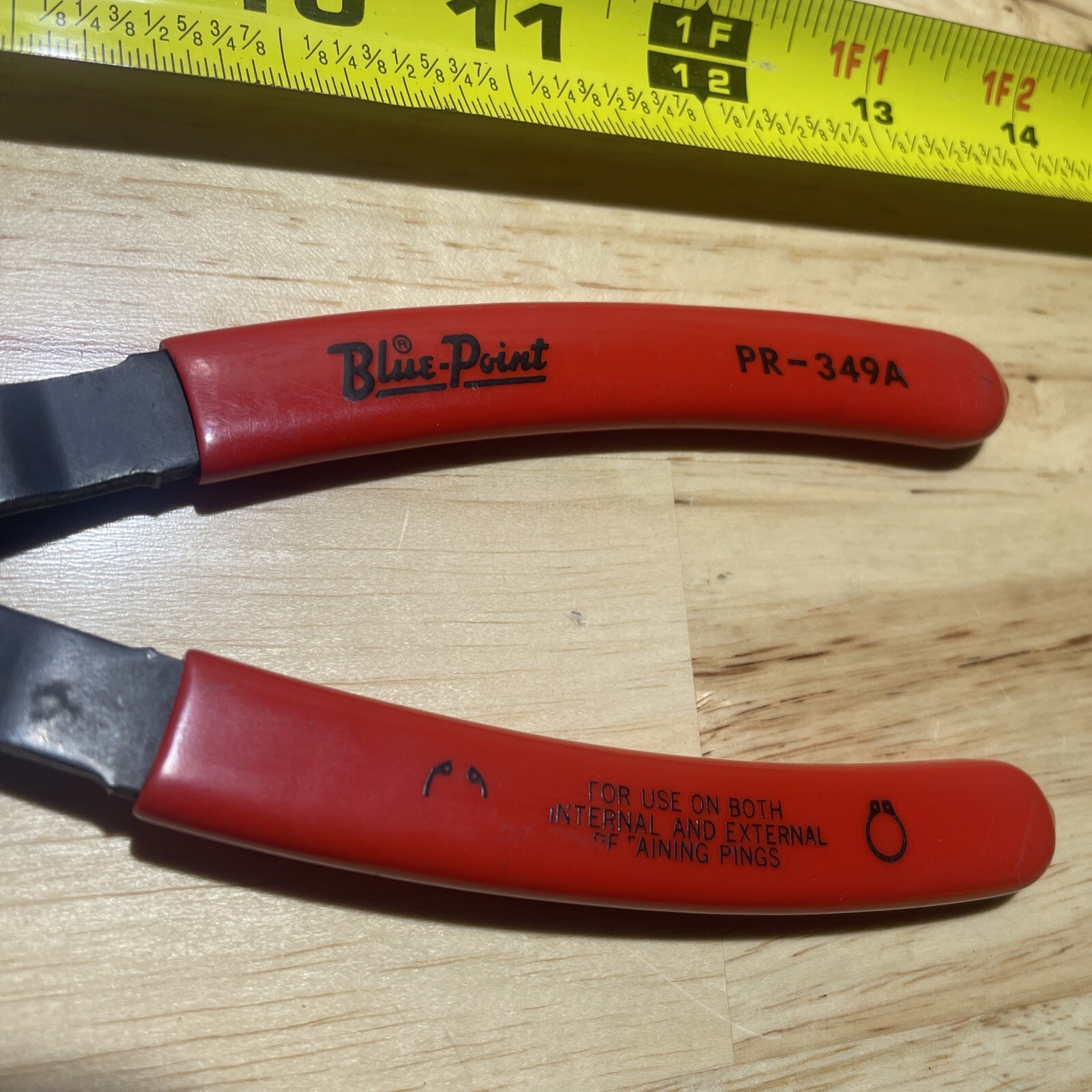 Blue-Point PR-349A Internal External Retaining Ring Pliers 90° EXCELLENT!