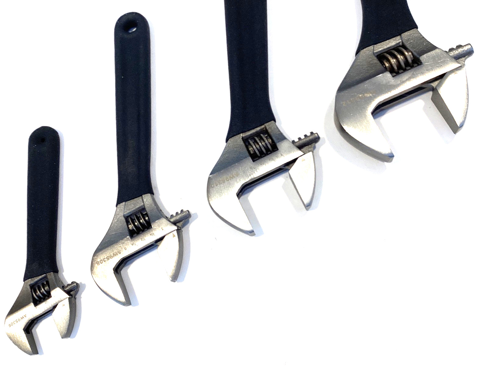 Mac Tools NEW 4 Piece Soft Grip Adjustable Wrench Set AW95306 95308 95310 95312