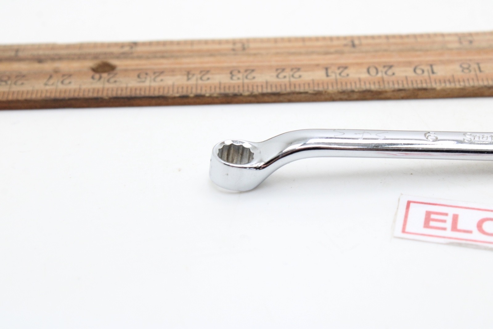 Snap On XSM67 6mm X 7mm 12 Point 4″ Long 10° Offset Double Box End Wrench USA
