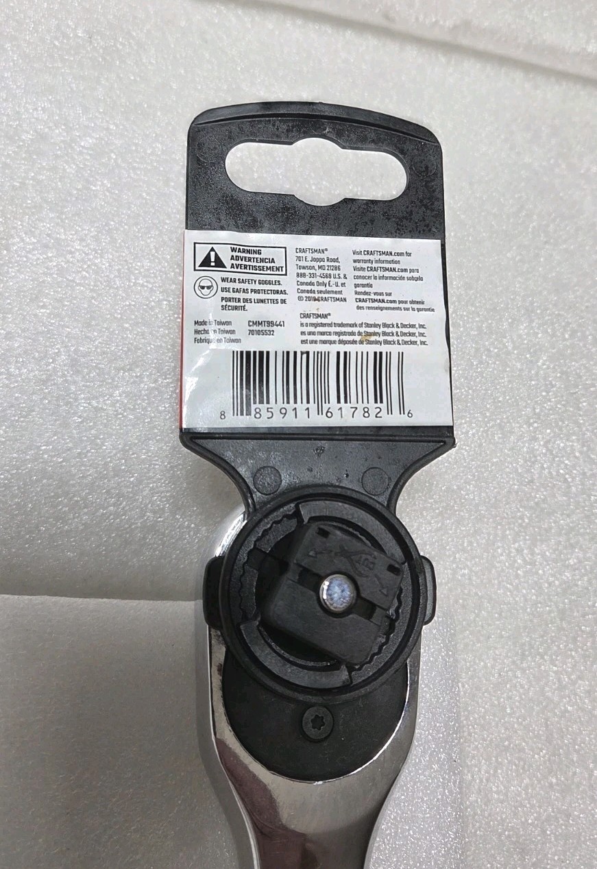 CRAFTSMAN CMMT99441 1/2″ Drive 72-Tooth Quick-Release Long 15-Inch Ratchet N£W